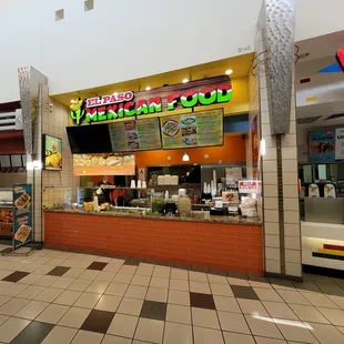 the inside of a restaurant