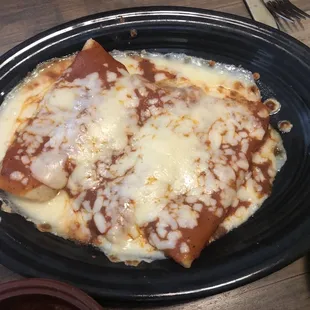 Cheese enchiladas
