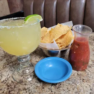 Salsa/chips starter!