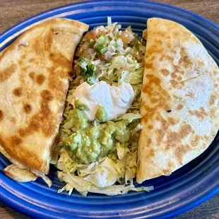 2 Amigos Quesadillas (shrimp and crab)