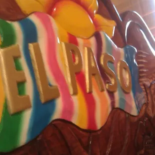 Back of booth seating