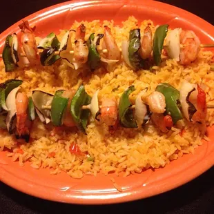 Shrimp kabob