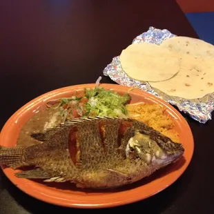 Whole tilapia