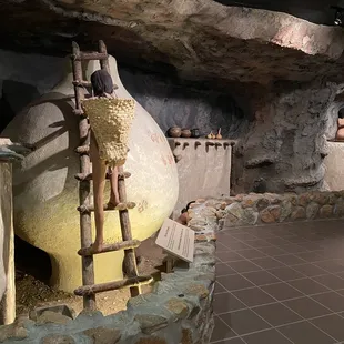 An example of one of the exhibits inside the museum. Descriptions in both English and Spanish.