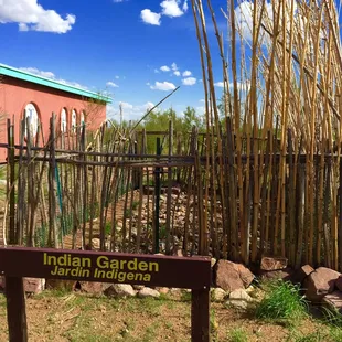 Indian garden: Outside of the museum