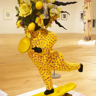 Vanessa German; Black Girl on Skateboard Going Where She&apos;s Got to Go...; 2022; mixed media
