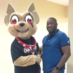 Dr. Baptiste and Chico