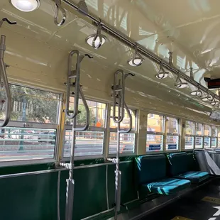 Whoever maintains the streetcar deserves props! Spit-shine sparkling clean.