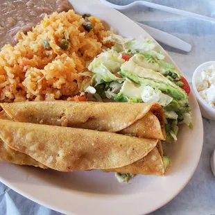 Plate of Flautas