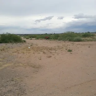7 or so undeveloped acres in very back of park. Lots of walking trails.