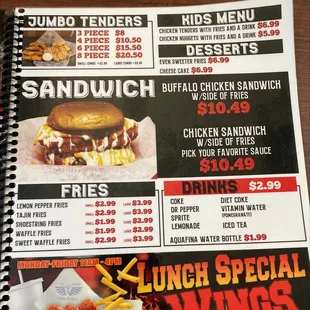 burgers, menu