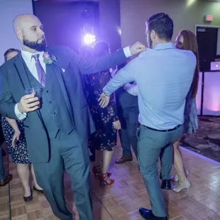 Guests Dancing w/ DJ in the background
