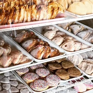 a variety of pastries