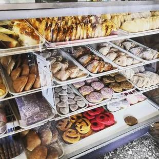 a variety of baked goods