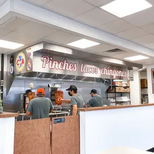 the interior of a restaurant