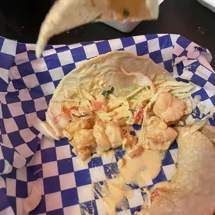 Build your own taco for $50. Shake my damn head.