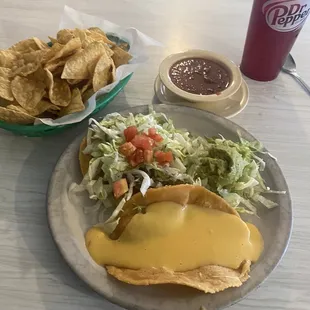 Open Face Tacos