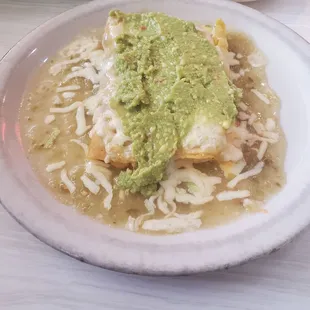 Guacamole Enchiladas