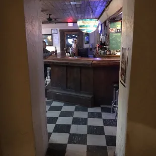 a checkered floor and a checkerboard floor
