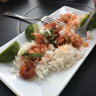 Spicy Shrimp Burrito