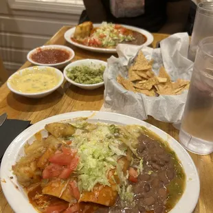 Green Chile Chicken Enchiladas