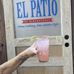 Prickly Pear Margarita - preparing for Momma Lu&apos;s celebration of life.