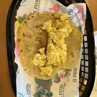 Papas con huevo