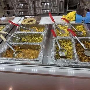 Food from bar.