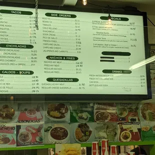 ramen and noodles, menu