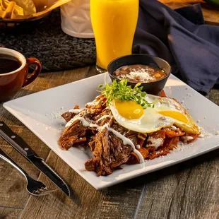 Steak And 3 Eggs, crispy hash browns, &amp; toast.