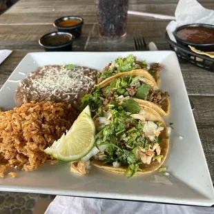 Tacos De La Taqueria Pollo