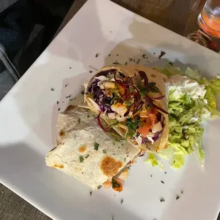 Wet Steak Shrimp Burrito