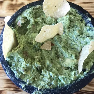 Molcajete de guacamole