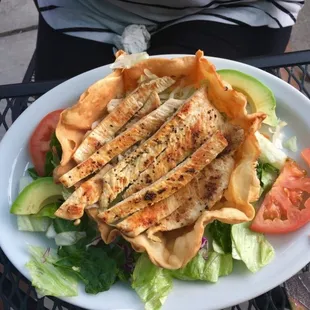 Chicken taco salad