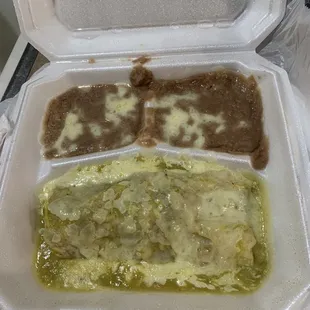Pork burrito enchilada style