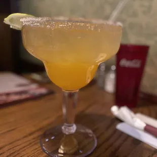 Peach &quot;monster&quot; margarita