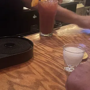 sushi and sashimi, drink