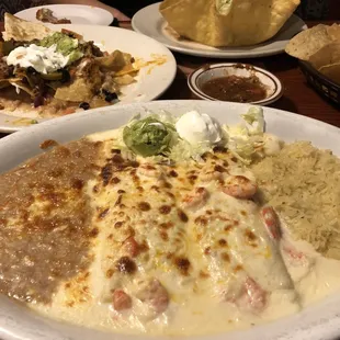 Seafood Enchiladas