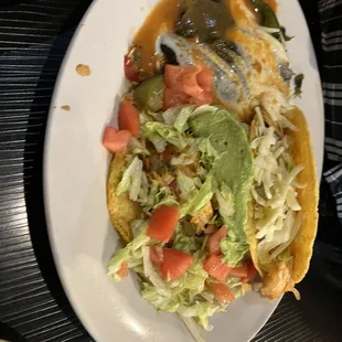 Part of hubby's combo plate