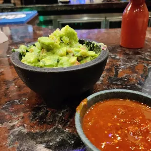 Small order of guacamole... It's super sized