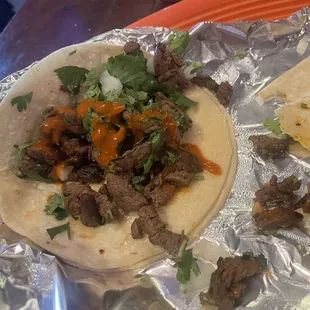 Steak tacos