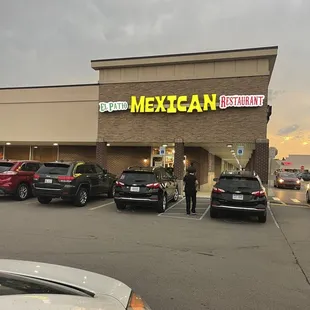 the front of the restaurant