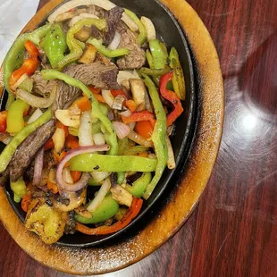 Beef Fajitas Dinner Platter