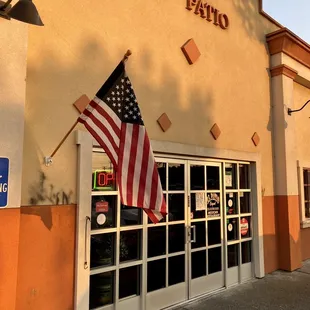 Entrance to restaurant