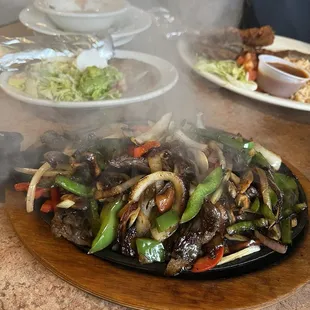 Sizzling Steak Fajitas