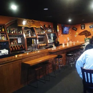 First time in the renovated bar area