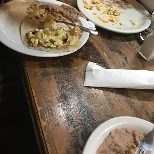 a man eating a plate of food