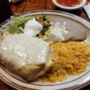 Fajita chimichanga bravas