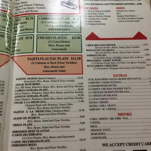 Menu 2nd page