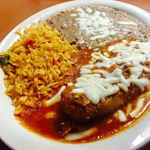 Cheese Chile Relleno Dinner